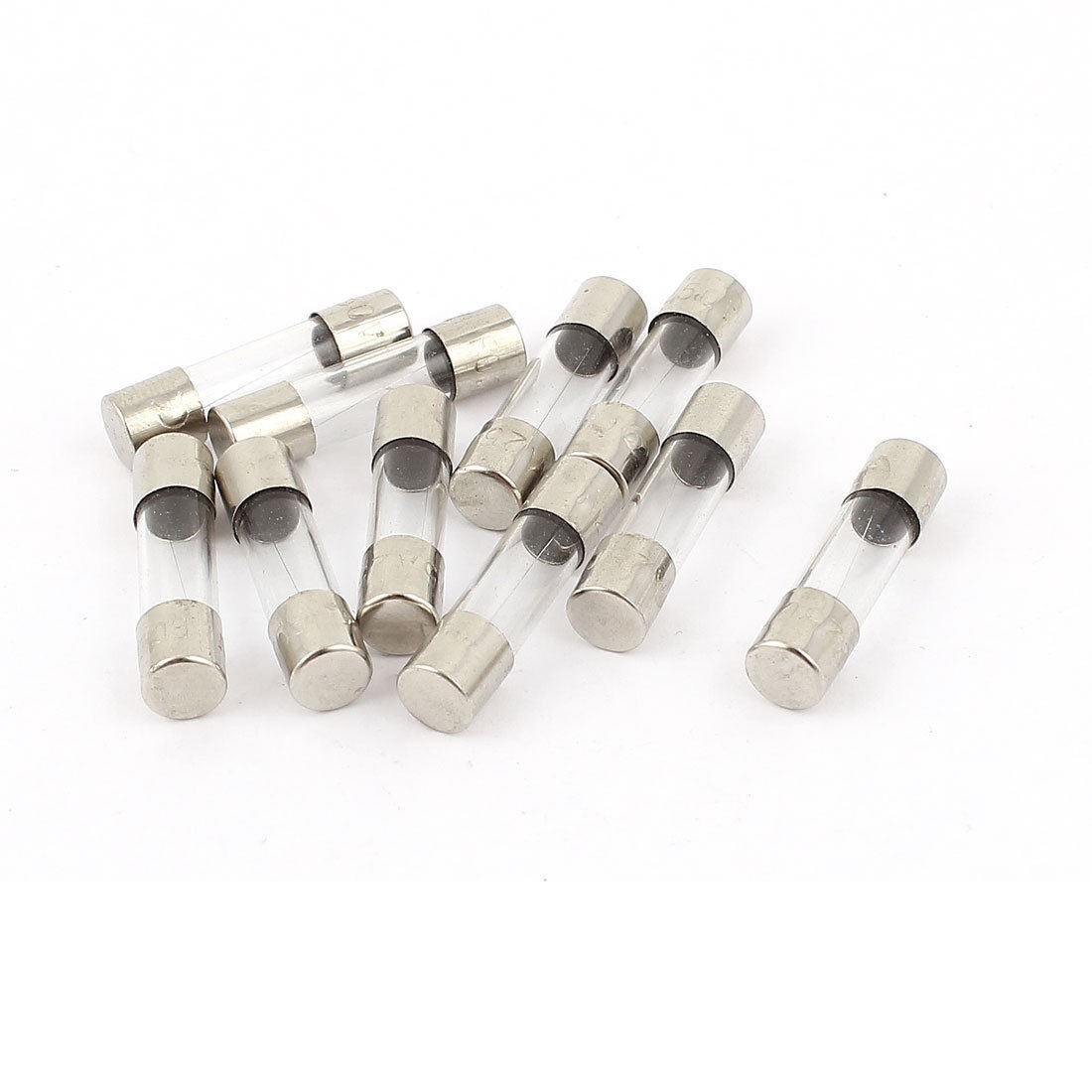 10pcs 250V 0 75A 750mA Fast Blow Glass Fuses Tubes 5mm x 20mm
