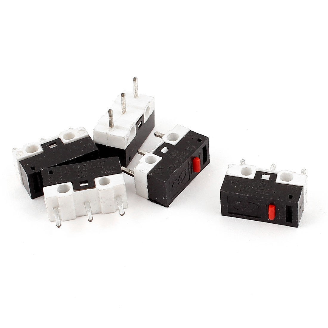 5pcs SPDT 1NO 1NC 3pin Momentary Micro Limit Switch for Laptop Computer Mouse