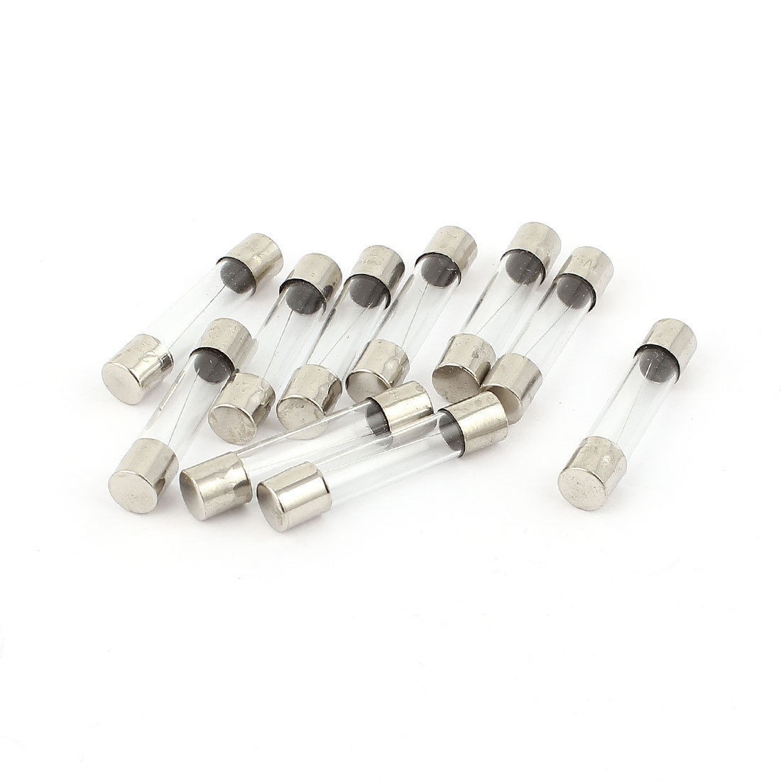 10pcs 250V 5A Quick Blow Fast Acting Glass Tubes Fuses 6mm x 30mm