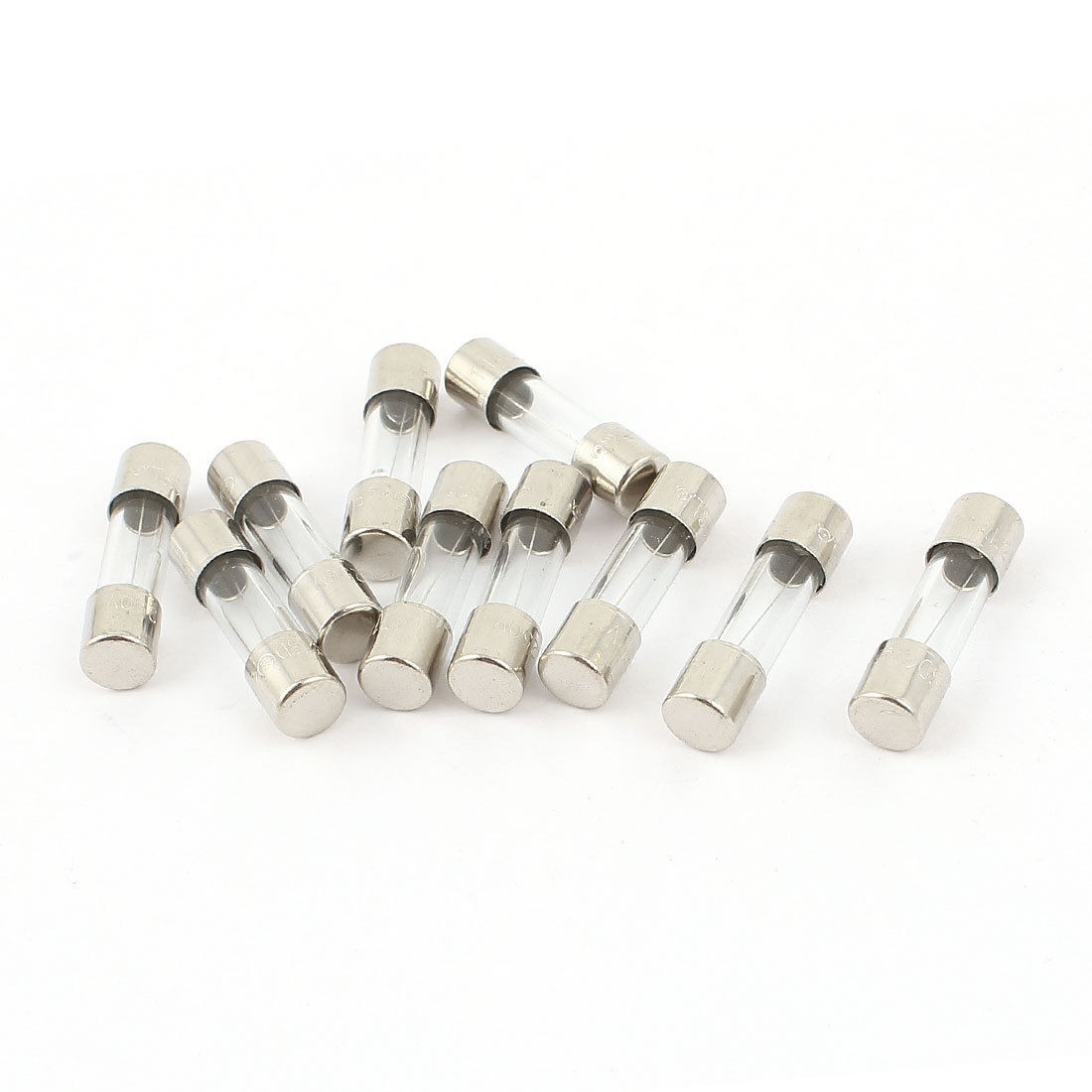 10 Pcs 250V 1A 1000mA Slow Blow Time Delay Glass Fuses 5mm x 20mm