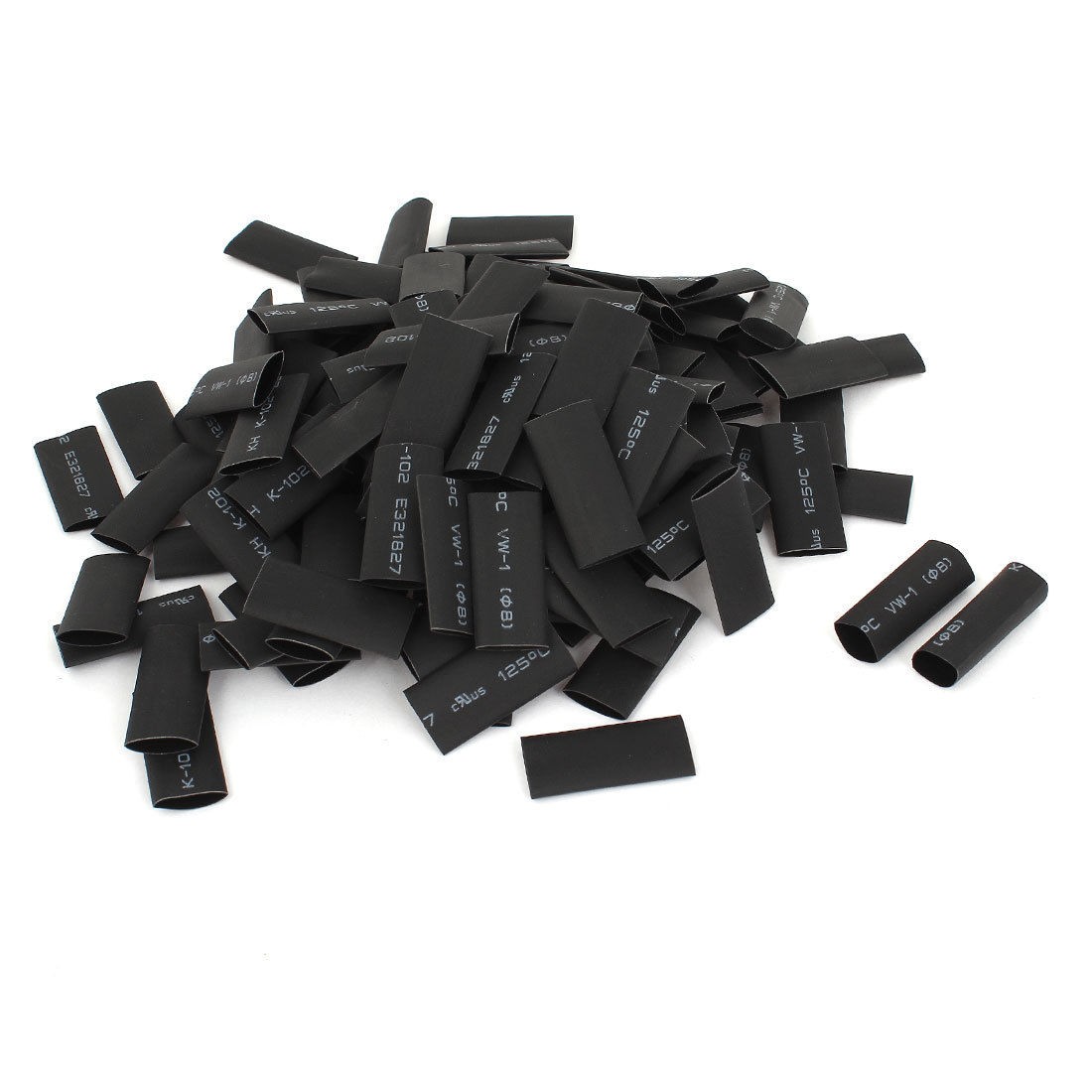 400pcs 8mm Polyolefin 2 1 Heat Shrink Tubing Electrical Connection Wrap Wire