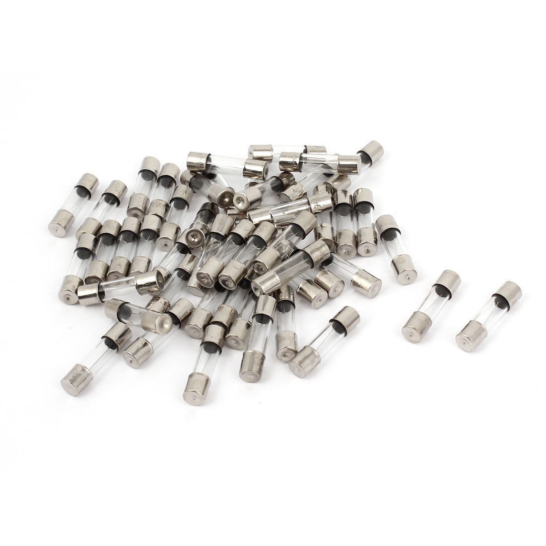 50 Pcs 250V 3.5A F3.5AL Quick Fast Blow Cartridge Glass Tube Fuses 5mm x 20mm