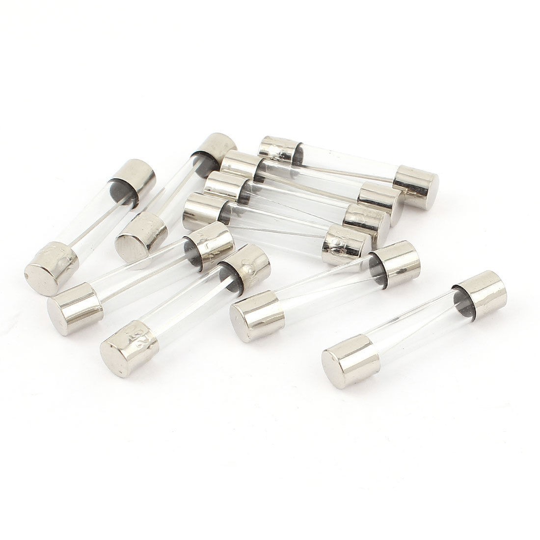 10 Pcs 250V 12A Quick Blow Glass Fuses Fast Acting Tube 6mm x 30mm
