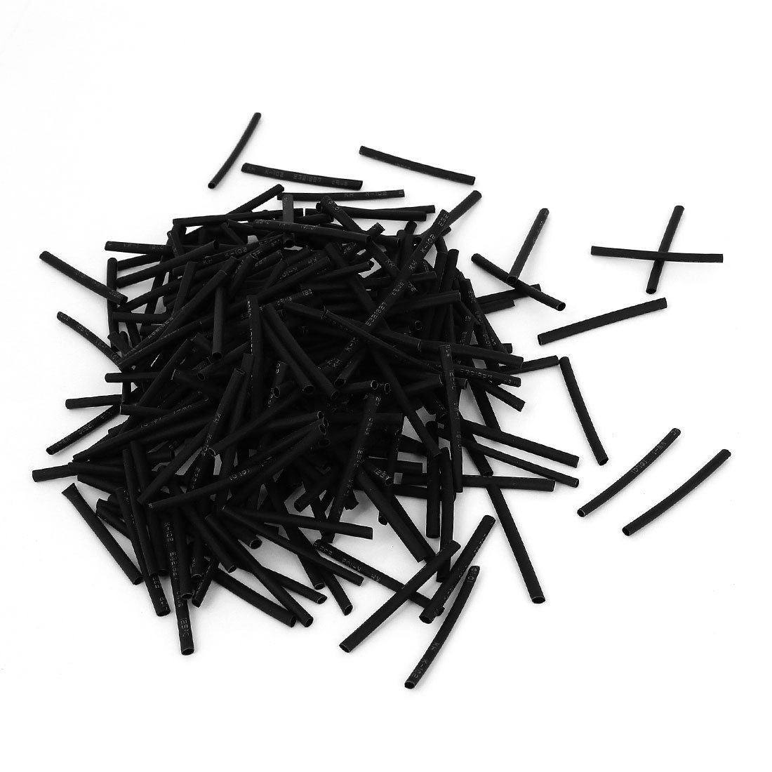 600pcs 1mm Dia 2 1 Heat Shrink Tubing Shrinkable Tube Sleeve Wrap Wire 30mm Long