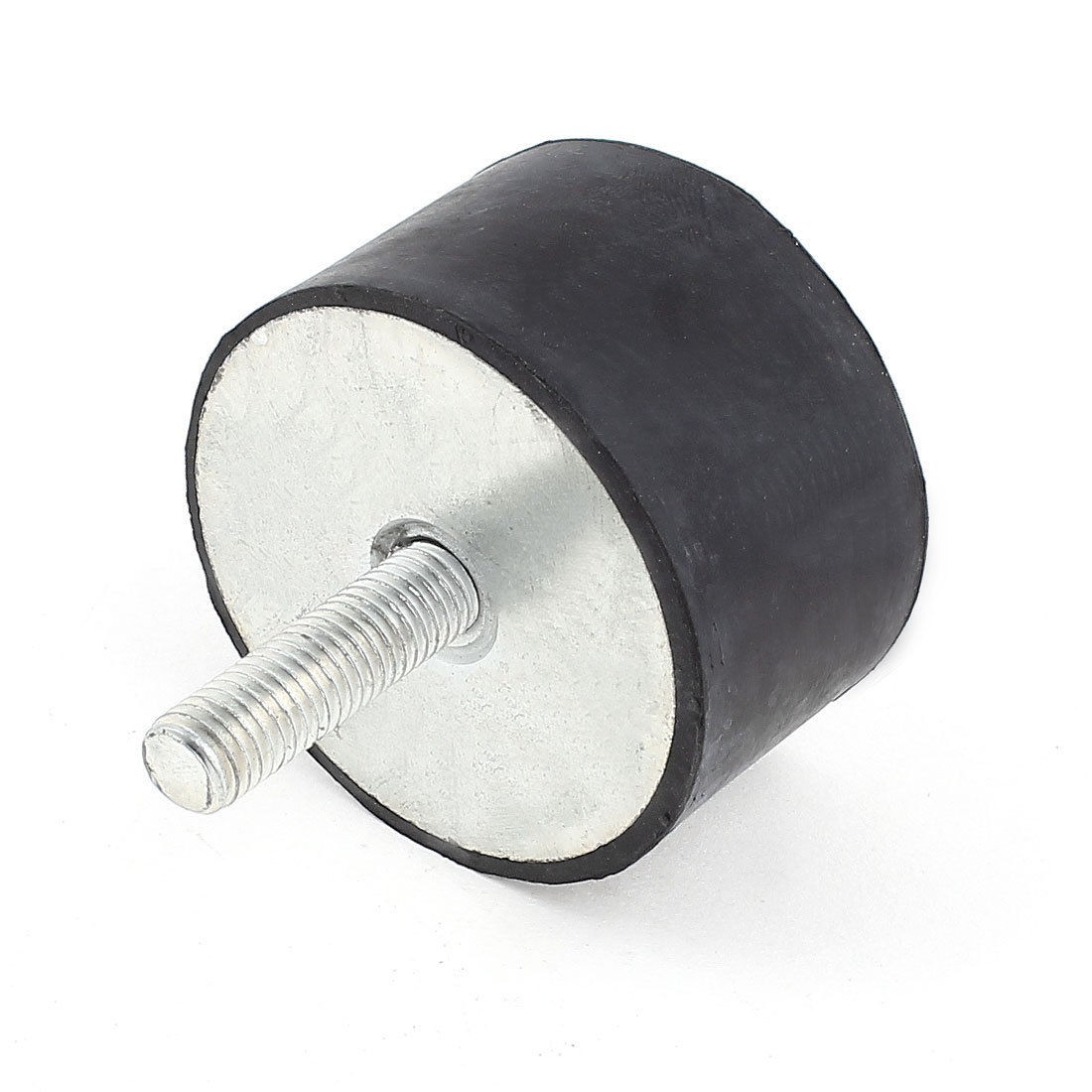 M10 x 27mm Thread Rubber Cylindrical Vibration Isolator Mounts 2 3 8" x 1 3 8"