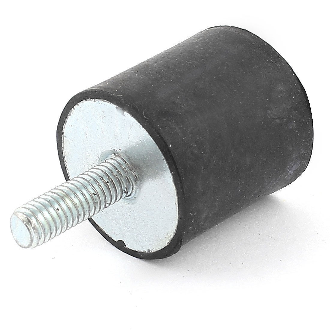 M6 Male Female Cylinder Rubber Vibration Mount Isolator 25mm x 25mm
