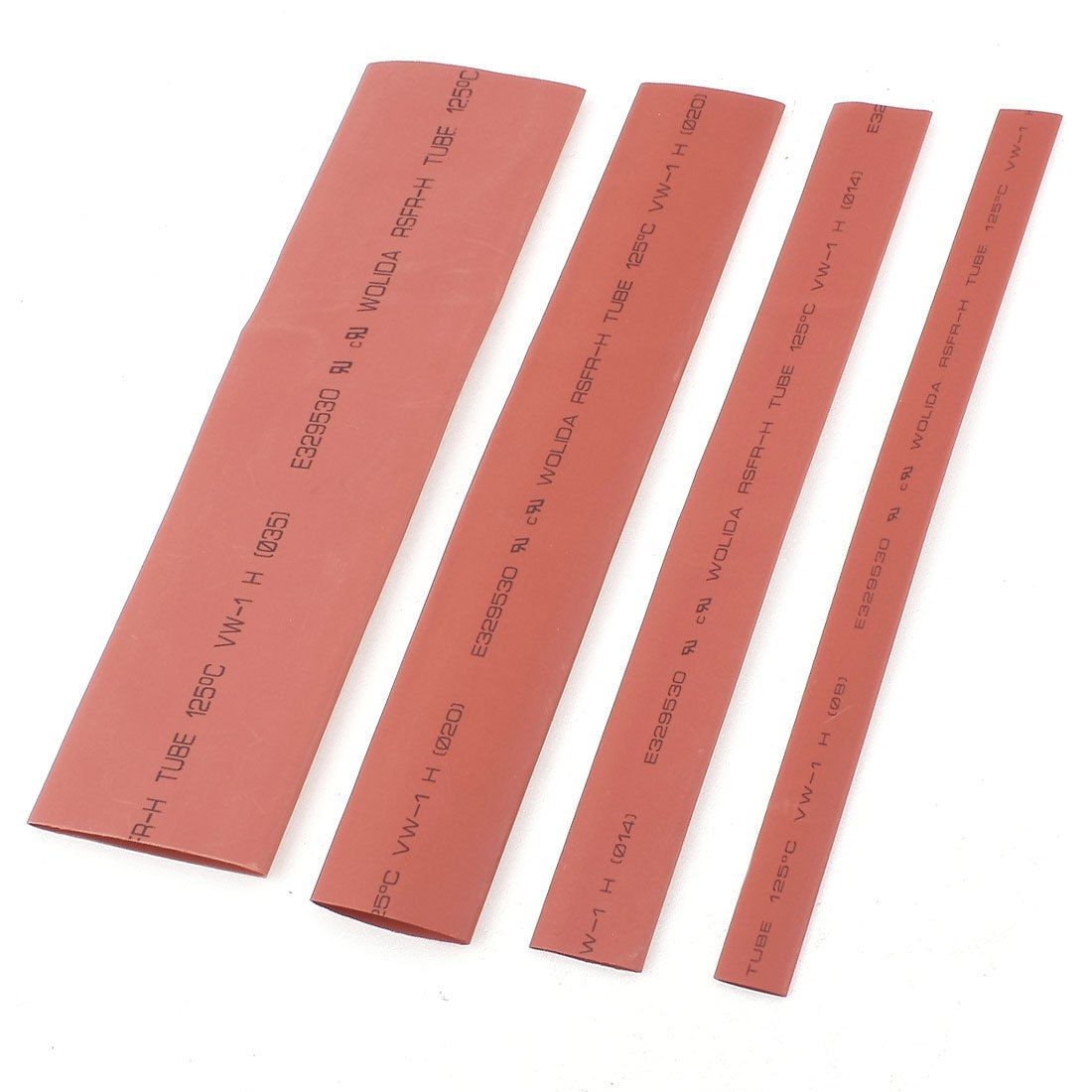 4 Pcs 4 Size 2 1 Heat Shrink Tubing Wrap Wire Sleeving Assorted Set 20cm