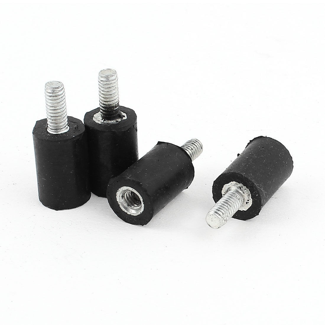 4Pcs M4 Air Compressor Rubber Vibration Mount Isolator 10mm x 15mm