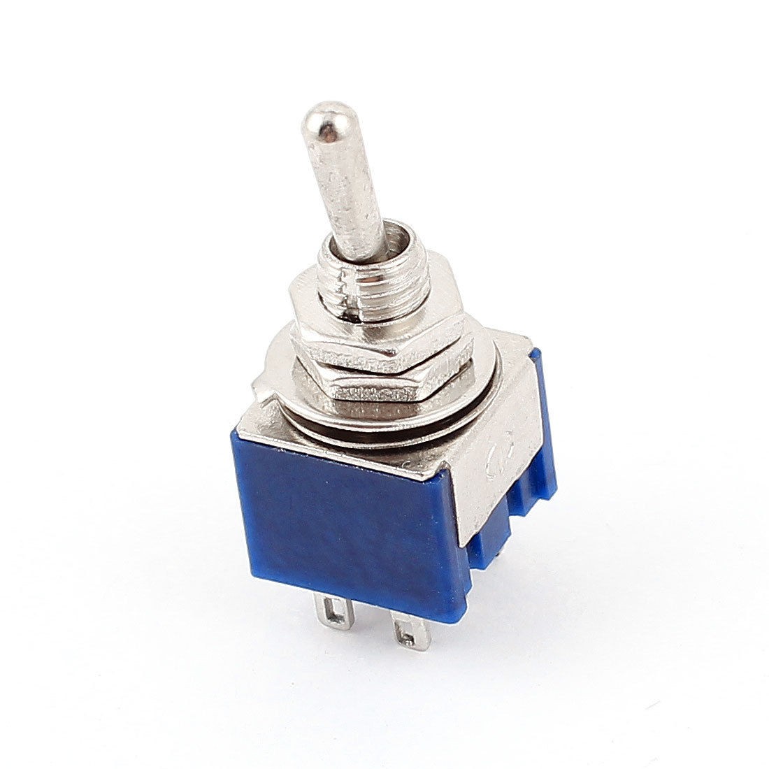 AC 125V 6A 6mm Thread Panel Mount DPDT on on 6 Pins Locking Metal Toggle Switch