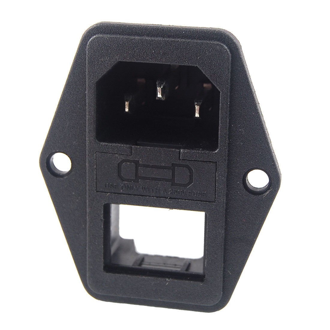 Replacement 3 Pins C14 Male Power Plug Socket Connector