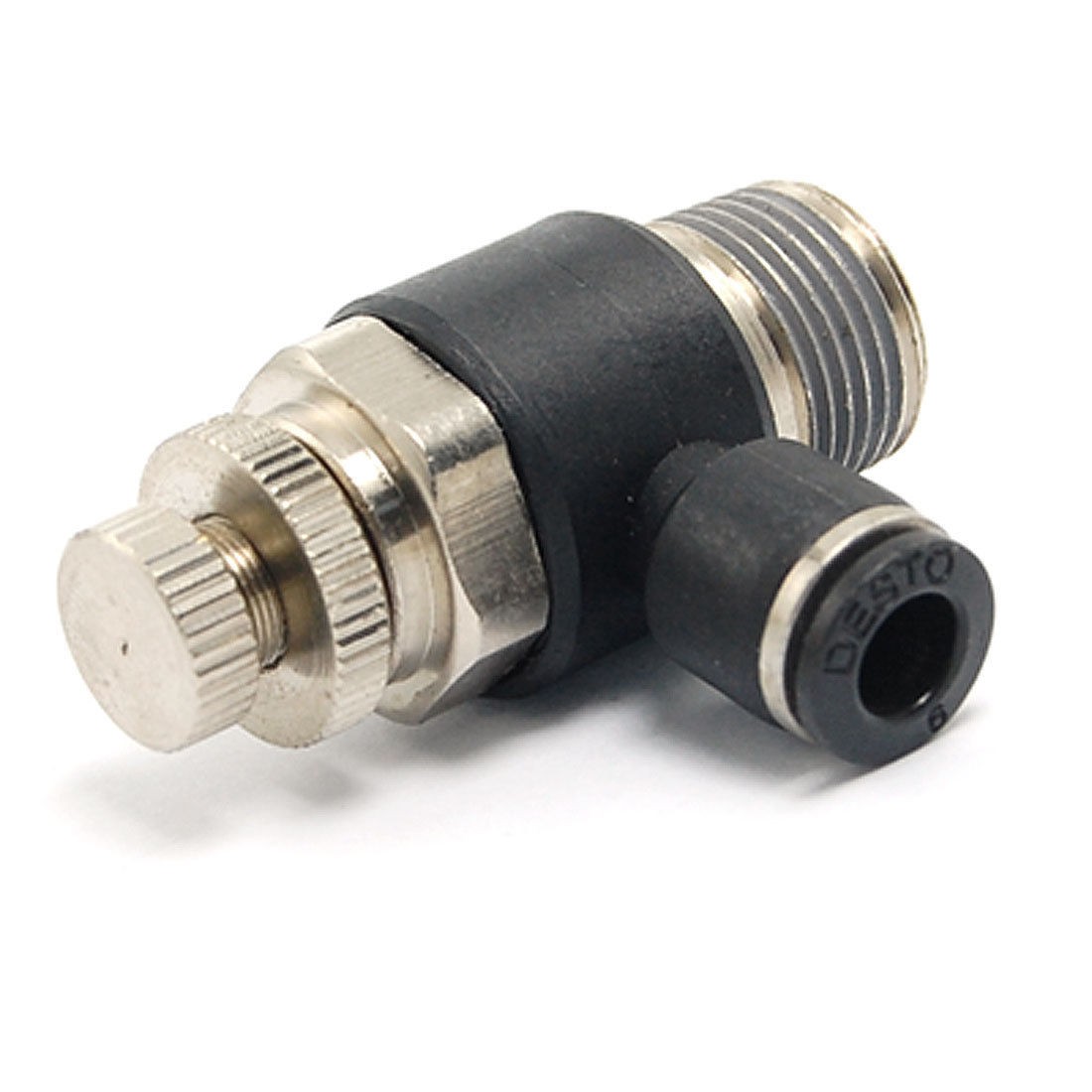 Threaded Pneumatic Speed Controller for 6mm Dia Tube Nuwhj
