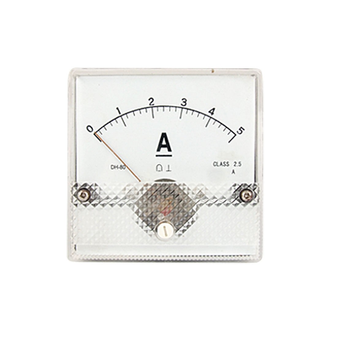 Miniature DC 0-5A Pointer Analog Current Meter Ammeter