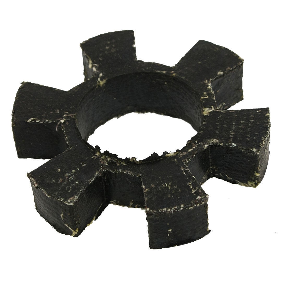 Black 6 Petal Rubber Fabric Elastic Damper Coupling Insert Spider 3 5/8"