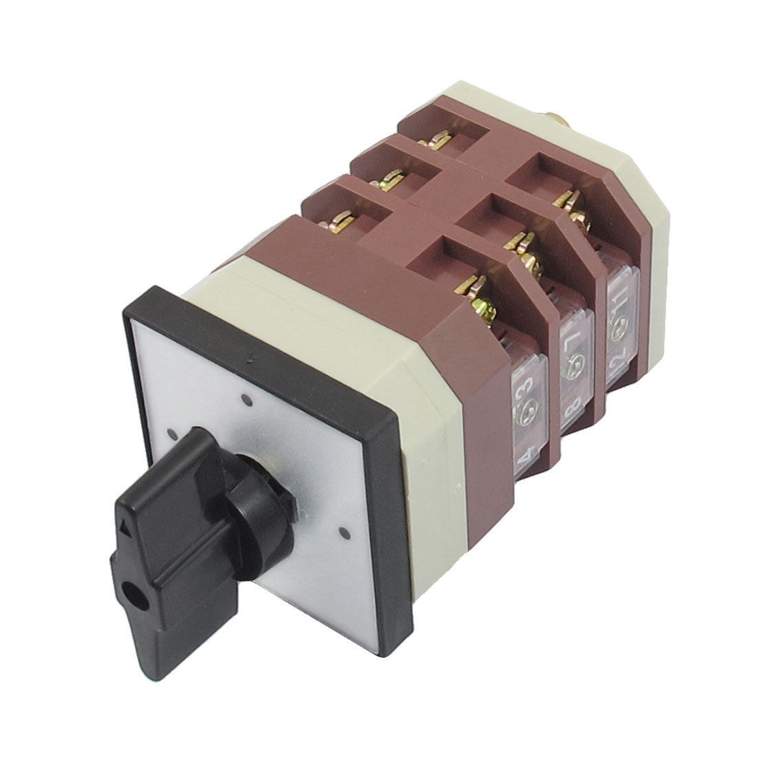 Latching 3 Vertical Position AC 380V 16A Cam Combination Changeover Switch New