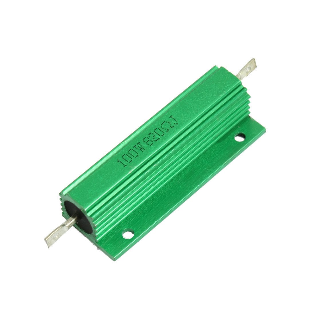 Green Aluminium Housed Wirewound Resistor 100W 820 Ohm
