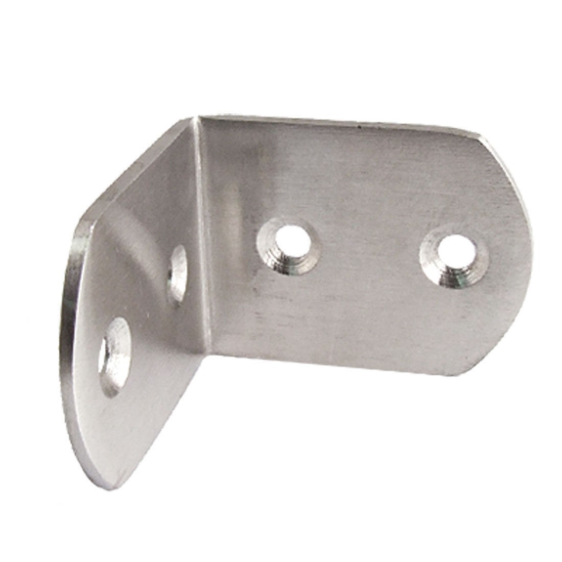 2 Pcs Chair Door 2" x 2" 90 Degree Corner Bracket Silver Tone