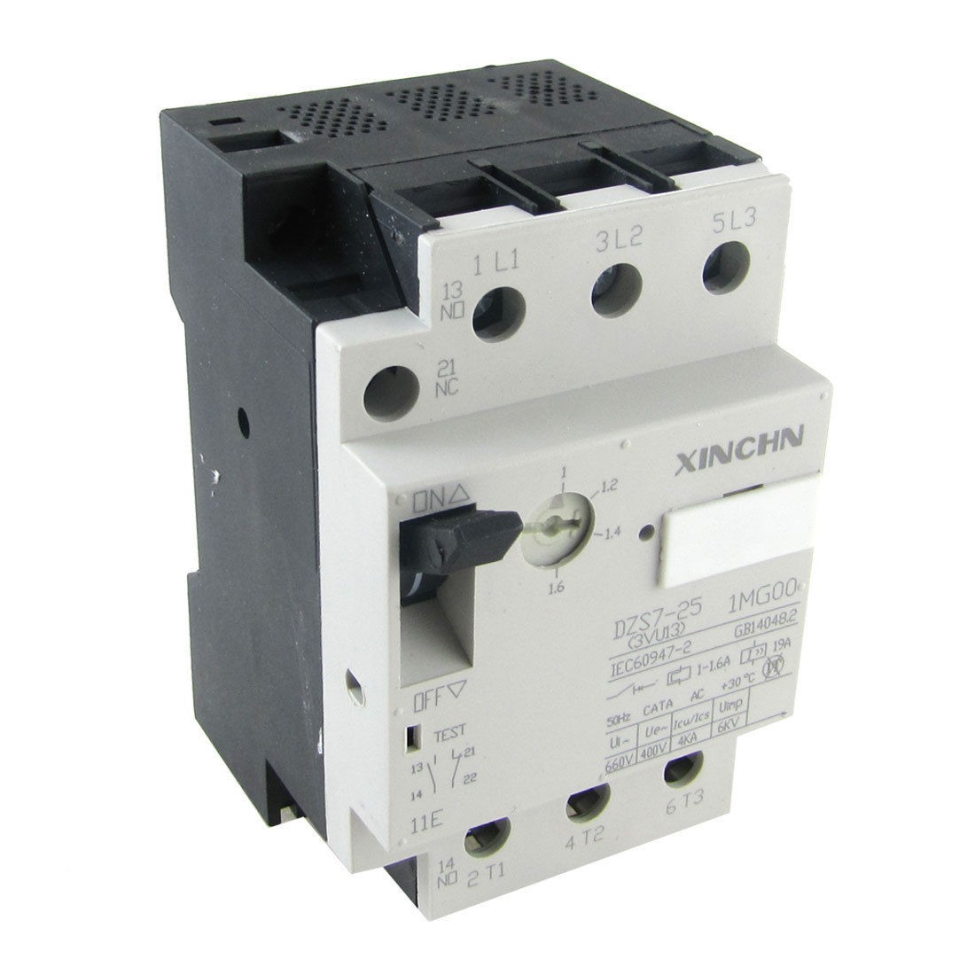 DZS7-25 3VU13 1-1.6A Moulded Case Circuit Breaker 3 Pole