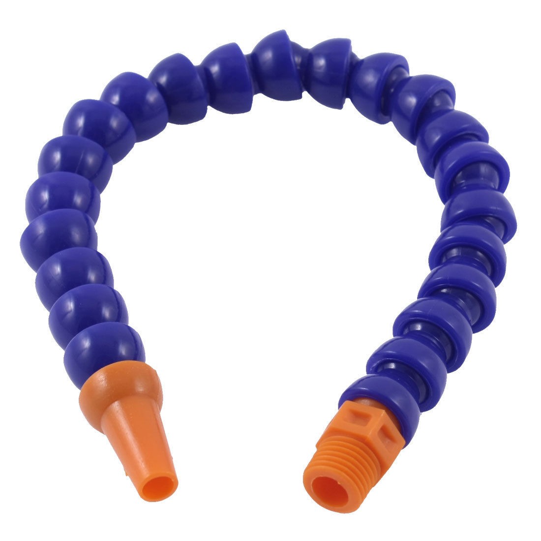 Royal Blue 1 4 BSP Threaded Round Nozzle Water Oil Flexible Coolant Pipe Hose