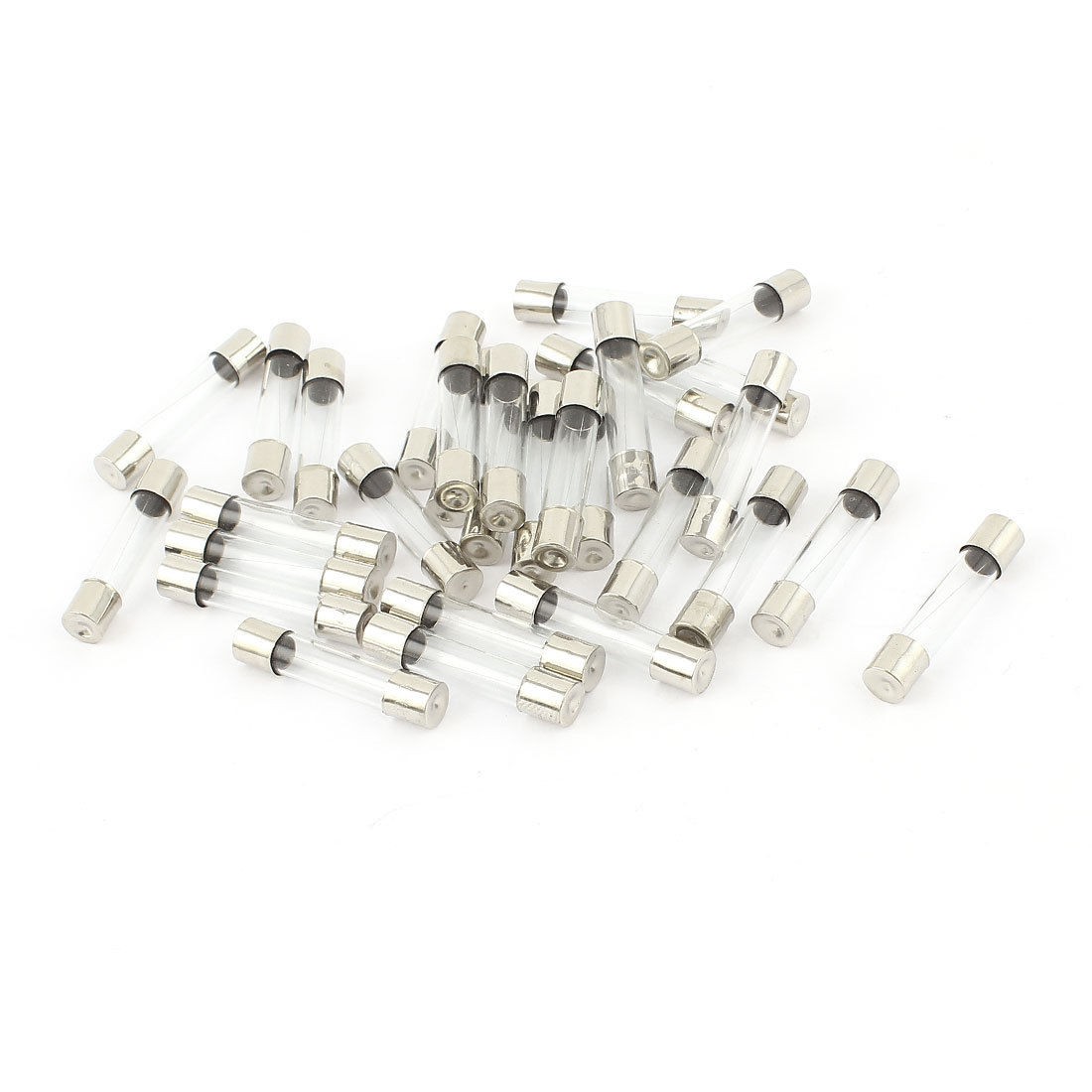 30pcs 6 x 30mm Quick Blow Fast Acting Cartridge Glass Tube Fuse Fuses 0 5A 250V
