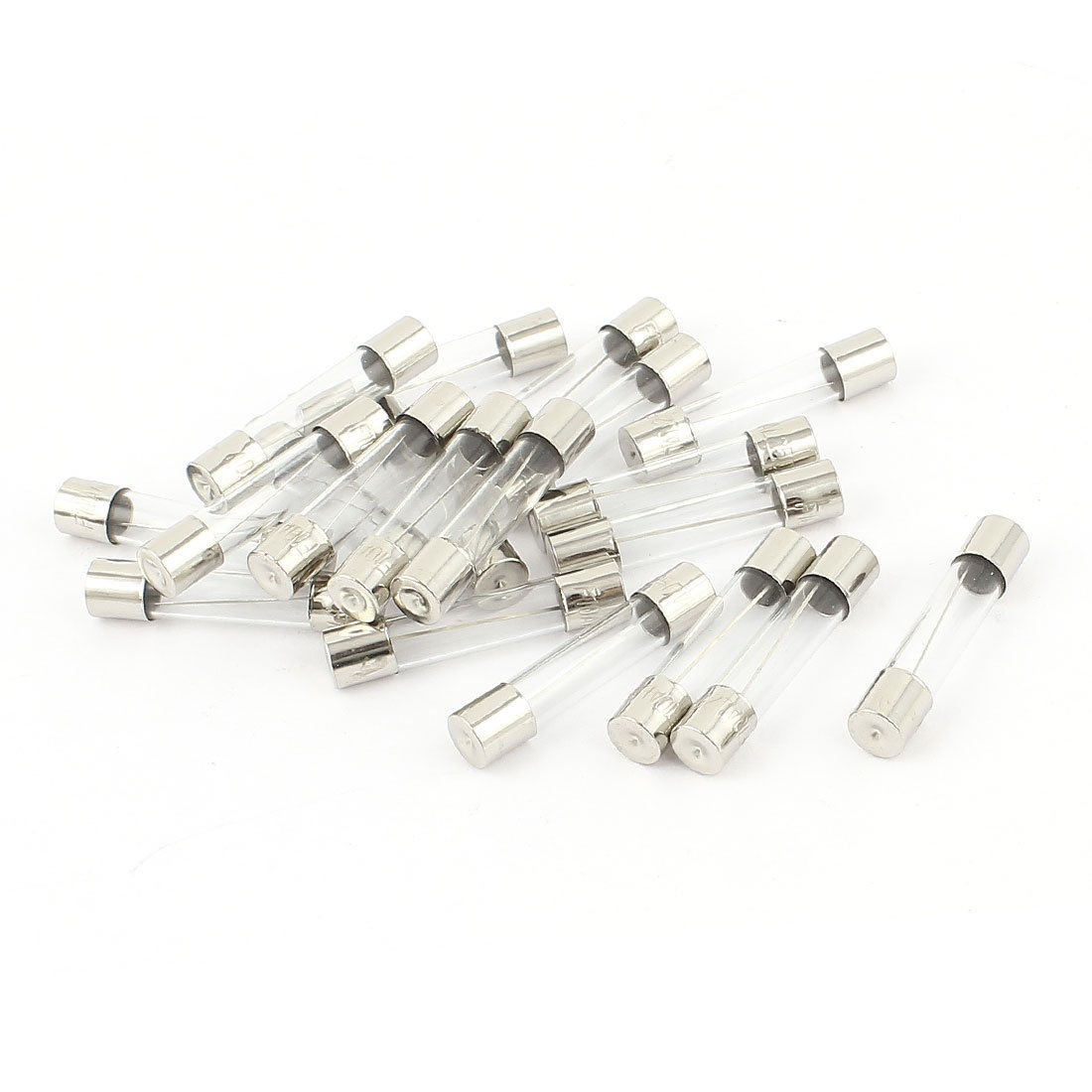 20pcs 6x30mm Quick Blow Fast Acting Cylindrical Glass Tube Fuse 10A 250V