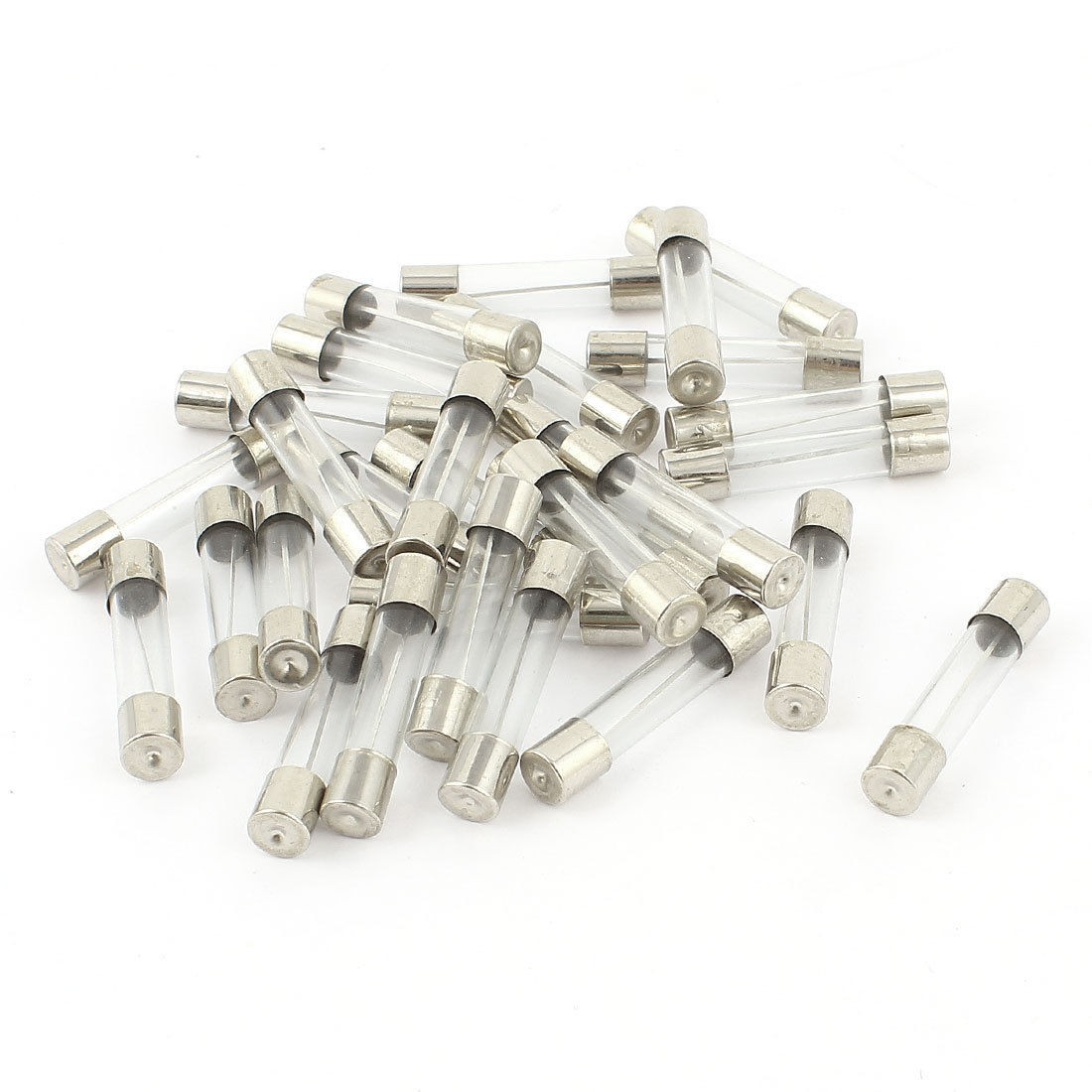 30pcs 6 x 30mm Quick Blow Fast Acting Cartridge Glass Tube Fuse 20A 250V