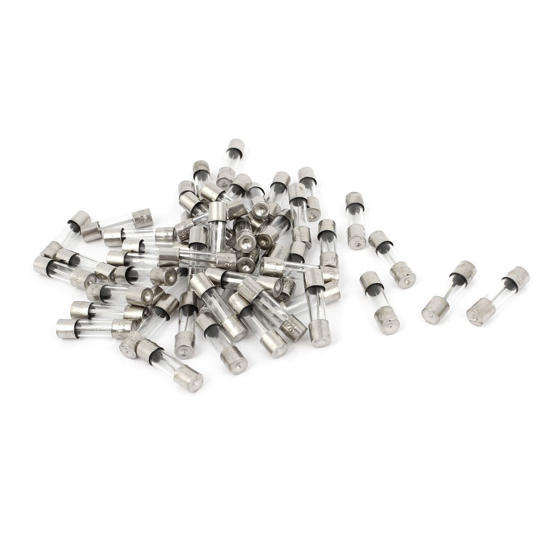 50 Pcs 30A 250V Quick Fast Blow Cartridge Glass Tube Fuses 5mmx20mm F30AL250V