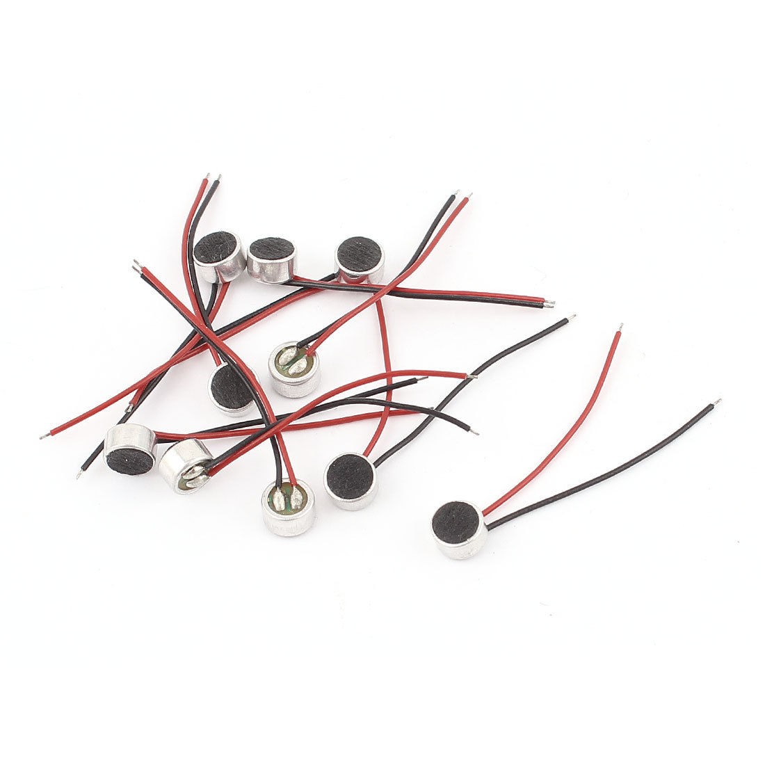 10pcs 6mm x 3.5mm Mini Electret Microphone Condenser Pickup w Lead