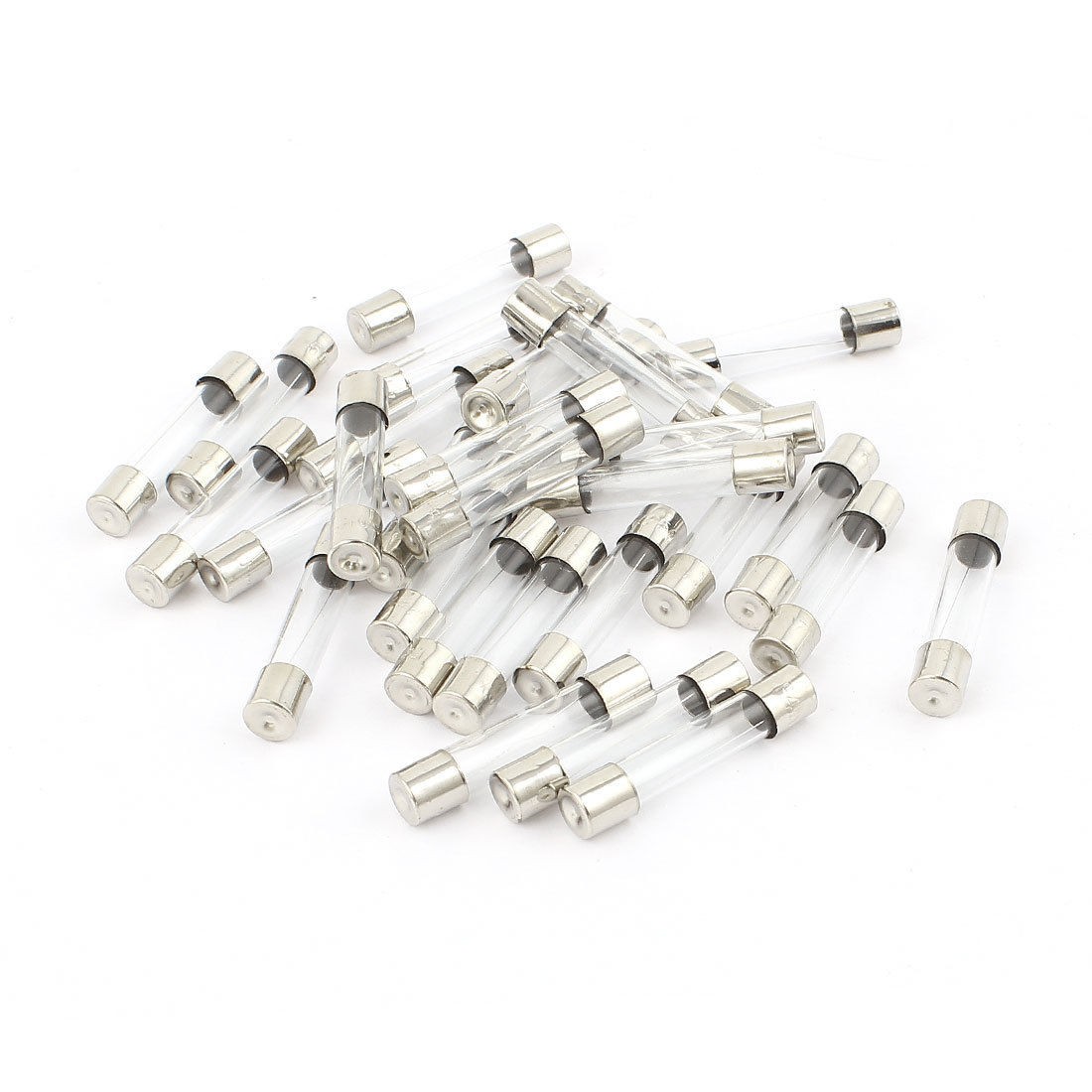 30pcs 6 x 30mm Fast Blow Low Breaking Capacity Cartridge Glass Tube Fuse 4A 250V