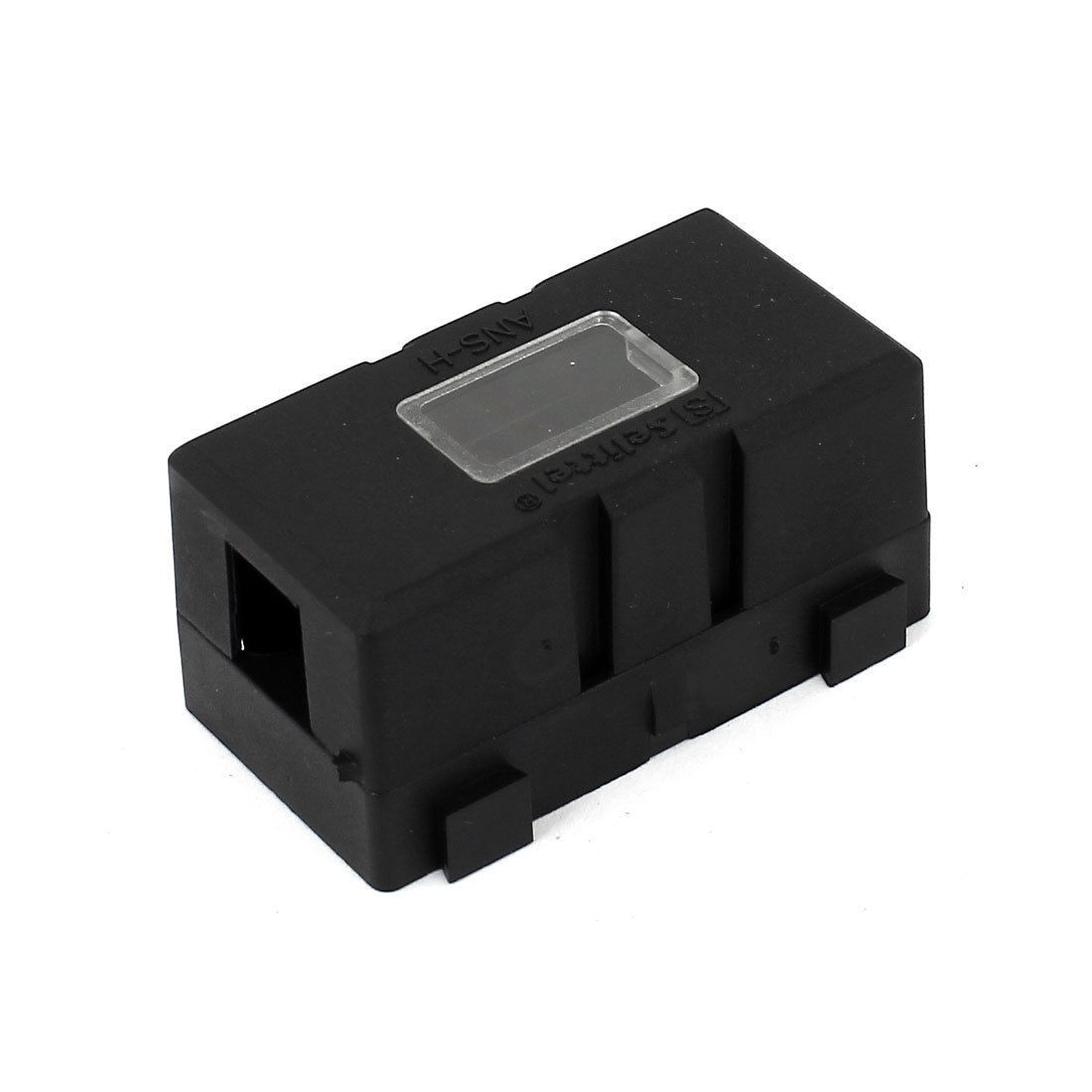 Black Fork Plug Type Auto Car Fuse Holder Base w Cap