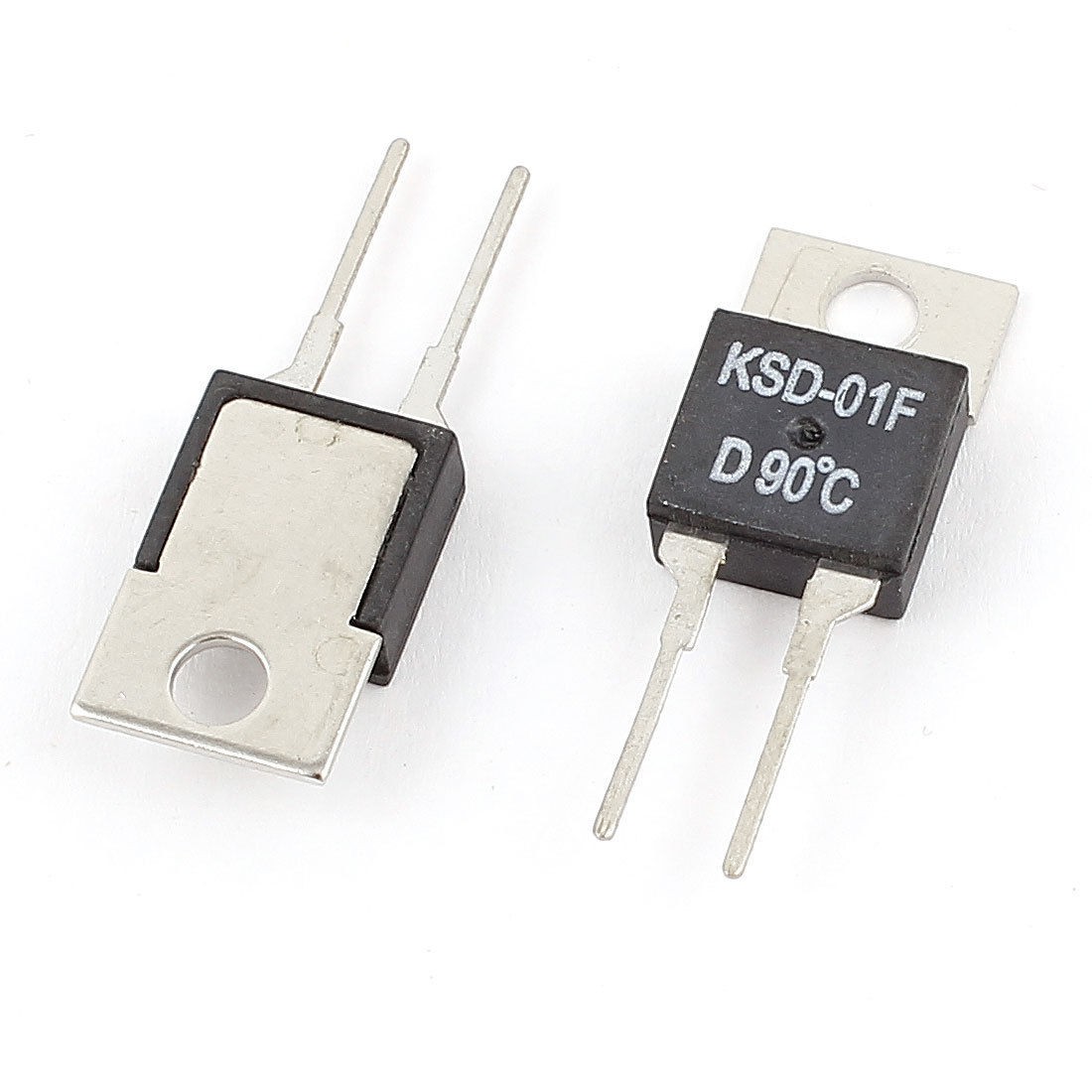 2pcs KSD 01F 90c N C Normal Closed Temp Controlled Temperature Switch Thermostat