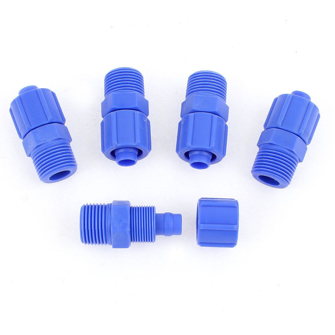 5pcs 3 8BSP Male Air Pneumatic Quick Fitting Straight Connector Coupler 12mm OD