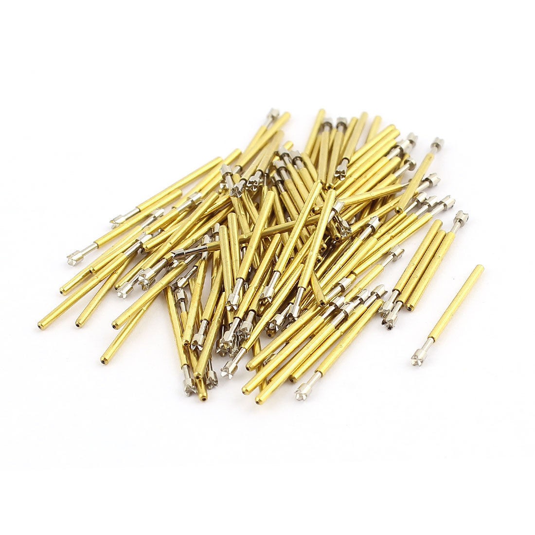 100Pcs P75-Q2 Dia 1.02mm Length 16.54mm 100g Spring Test Probe Pin