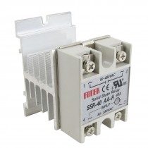 AC-AC Single Phase Solid State Relay SSR 40A 80-280V AC / 90-480V AC