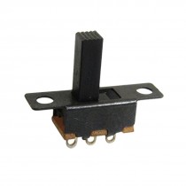 10 Pcs 9mm Height Knob 3 Pin 2 Position 1P2T SPDT Panel Slide Switch 0.5A 50V DC