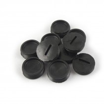 17mm Black Replacement Carbon Brush Holder Cap 10 Pcs