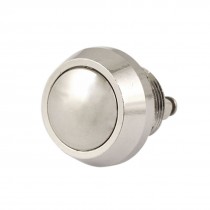 12mm DC 36V 2A OFF-(ON) NO Screw Metal Round Momentary Push Button Switch