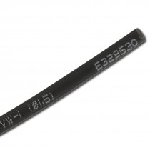 Black 1.5mm Dia. Heat Shrink Tubing Shrinkable Tube Sleeving Wrap Wire 1M