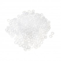 500 Pcs Motherboard Flat Nylon Washers White 8mm x 4mm x 1mm