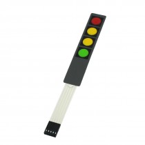 DC 12V 1x4 4 Key Matrix DIY Flat Membrane Switch Keypad Uetdd