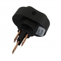 Red LED Light DC 12V 20A SPST 3 Pins Latching Automobile Auto Car Switch