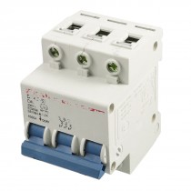 Plastic Shell DZ47-63 C40 AC 400V 40A 3 Pole Miniature Circuit Breaker