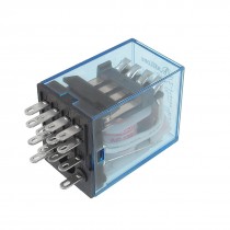 HH54P-L 220/240VAC Coil Voltage 4P2T 14 Pins 3A Red LED Light Power Relay