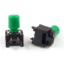 5x Momentary Tact Tactile Push Button Switch Right Angle 12 x 12mm x 16mm w Cap