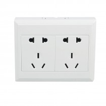 Screws Fixed 10-16A AC 110-250V 2 Pin US EU Outlet AU Socket Wall Plate
