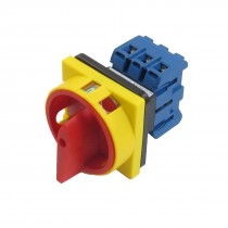 Self Locking AC 600V 50Hz 25A 2 Position Cam Combination Changeover Switch