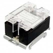 SSVR 40A AC 25-380V Resistance Type Adjustable Solid State Relay w DIN Rail Base