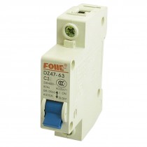 AC 230/400V 3A 6000A 1P 1 Pole Miniature Circuit Breaker DIN Rail DZ47-63 C3