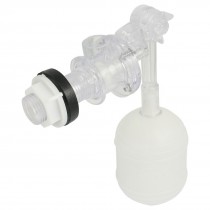 Liquid Water Level Adjustable Angle Float Sensor Switch White Clear