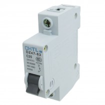 AC 230/400V Rated Current 25A Single Pole Miniature Circuit Breaker