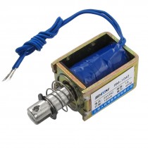 DC 24V 1A 0.4kg Lifting Force Push Type Solenoid Electromagnet